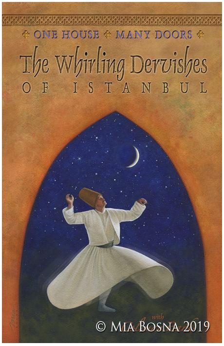 whirling dervish looking up into sky