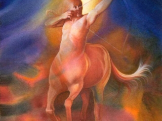 Sagittarius Print by Mia Bosna